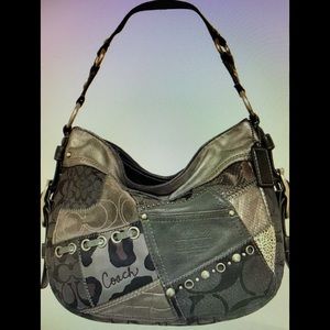 Coach Zoe Patchwork Leather Hobo Bag 12901